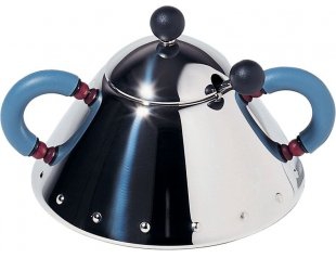 Zuccheriera Con Cucchiaino Azzurro