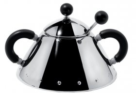 Zuccheriera Con Cucchiaino Nero